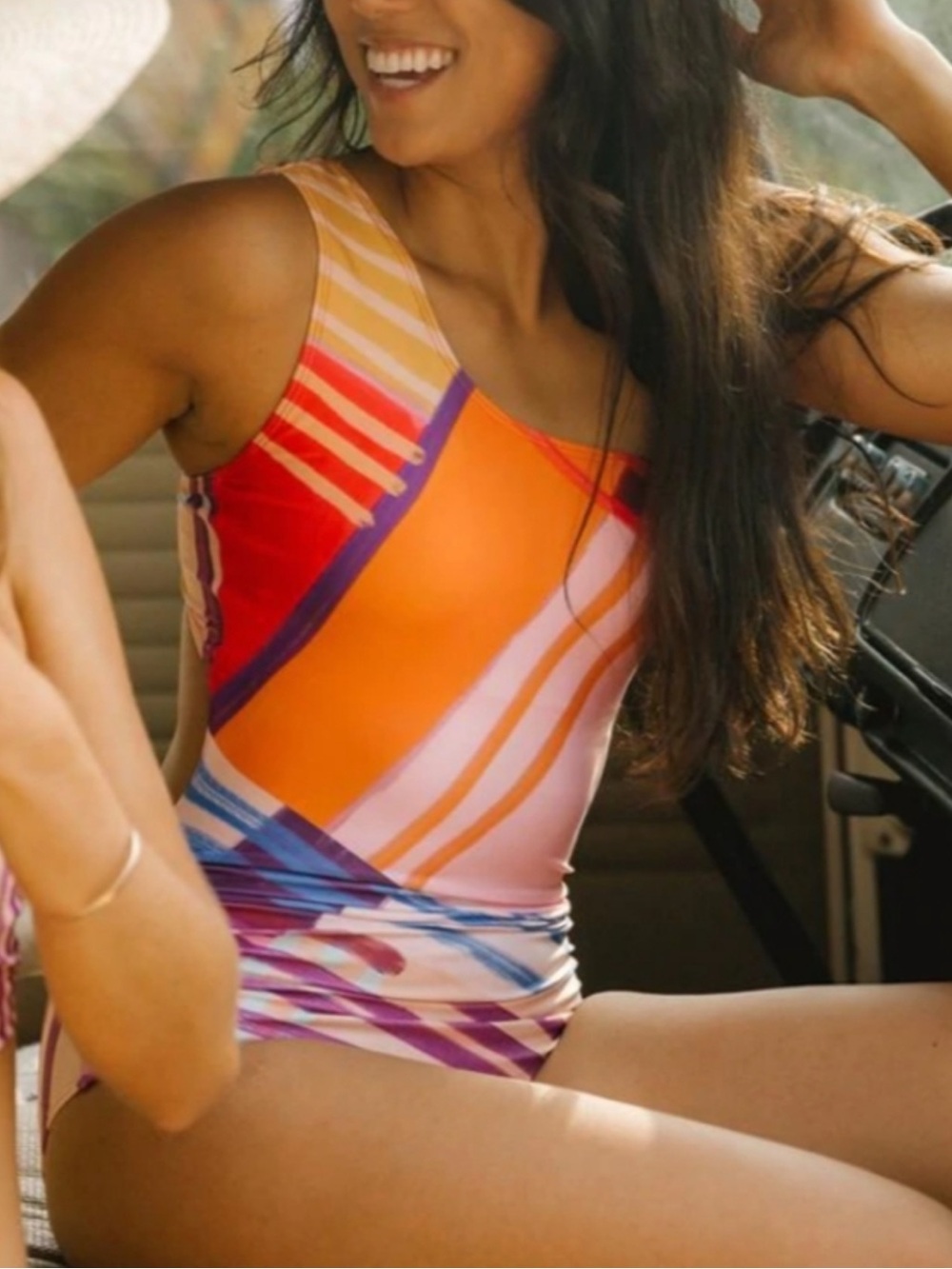 Nani Havana Cascade One Shoulder One Piece small